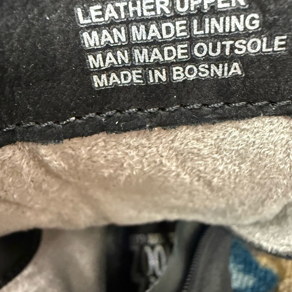 Miz Mooz Nala Combat boots lace up side zip NWOT - Picture 5 of 6